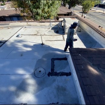 TMT CONSTRUCTION - The roof cleaned and prepped ready for the actually sealing to begin - Roofing Near Me - Montclair, California TMT CONSTRUCTION - The roof cleaned and prepped ready for the actually sealing to begin - Roofing Near Me - Montclair, California