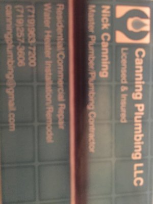 Canning Plumbing