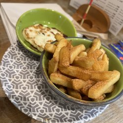 Nando's - Halumi cheese and chips