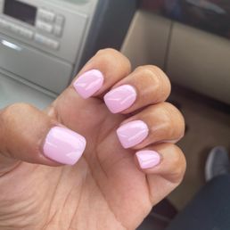 Full set acrylic with gel