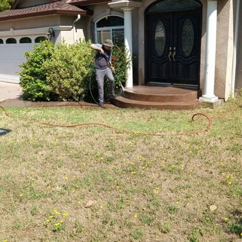 Power House Pressure Washers - Nate pressure washing my home's front yard. - Pressure Washers Near Me Power House Pressure Washers - Nate pressure washing my home's front yard. - Pressure Washers Near Me