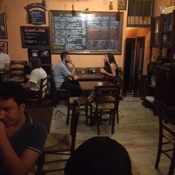 Ai Tre Scalini - Menu in the wall: genius! - Wine Bars Near Me - Rome, RM