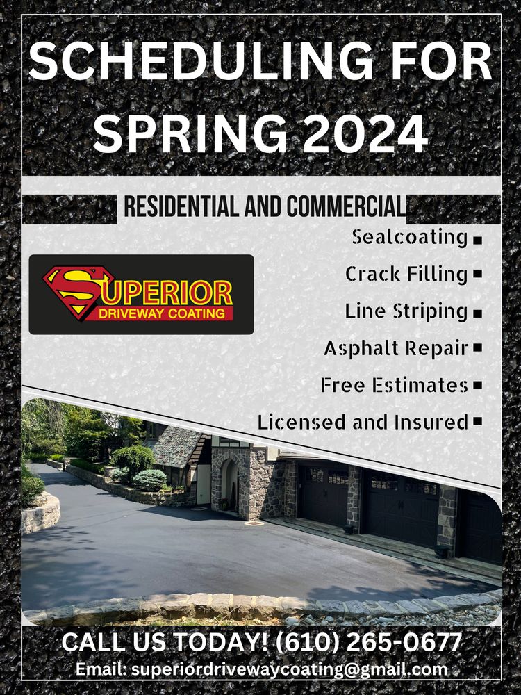 SUPERIOR DRIVEWAY COATING Updated September 2024 Request a Quote
