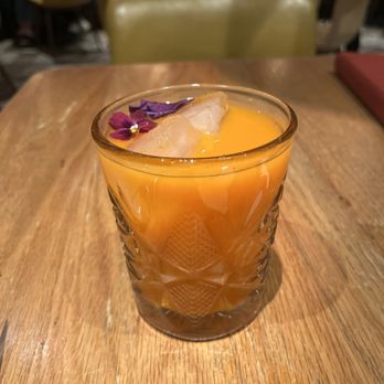 CHICA - Nothing Rhymes with Orange - Hand Pressed Juice   (Cantaloupe, Carrot, Orange, Ginger) - Latin American Near Me - Las Vegas, Nevada