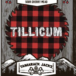 Tamarack Jack's Honey and Meadery - Our sour cherry mead label.