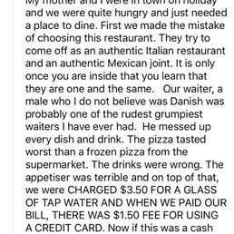Do yourself a favour and Do Not Eat Here Do yourself a favour and Do Not Eat Here