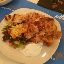 Pita.Gr - Carne con salsa de mostaza.