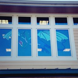 Sequoyah Regional Libraries - Woodstock Public Library - The window to the children's books located on level 2