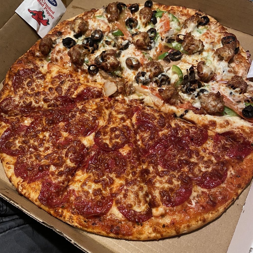 Halal West Pizza - Half Pepperoni Pizza half Halal Afghani Pizza - Pizza Near Me - Carmichael, California Halal West Pizza - Half Pepperoni Pizza half Halal Afghani Pizza - Pizza Near Me - Carmichael, California
