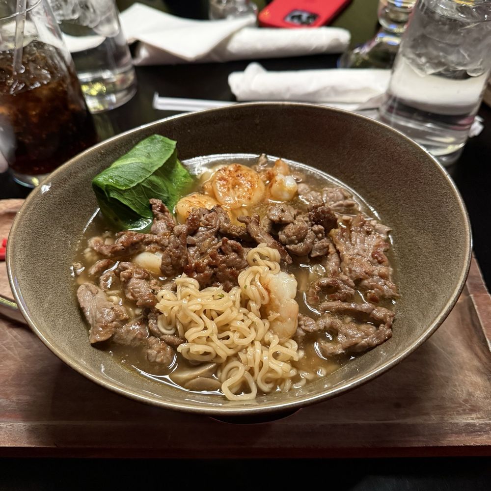 Fuzed - Ramen w/Steak and Shrimp - Asian Fusion Near Me - Canonsburg, Pennsylvania