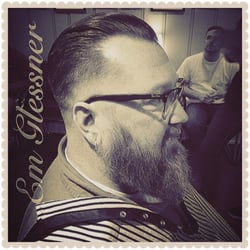 Em Glessner - Medium skin fade with slick back