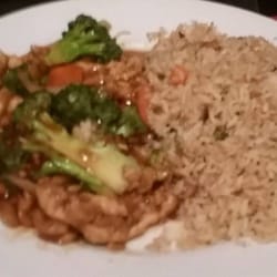 Hunan Inn Asian Bistro - Chicken and broccoli (I asked them for spicy)