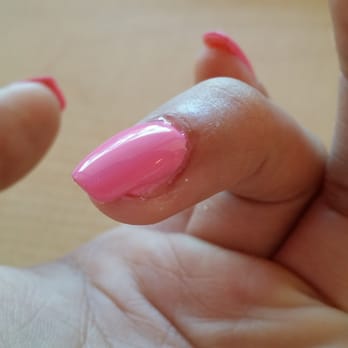 Pro Nails - Say hello to my real nail because the lady filed the hell out of my acrylics - Nail Salons Near Me - Pasadena, California