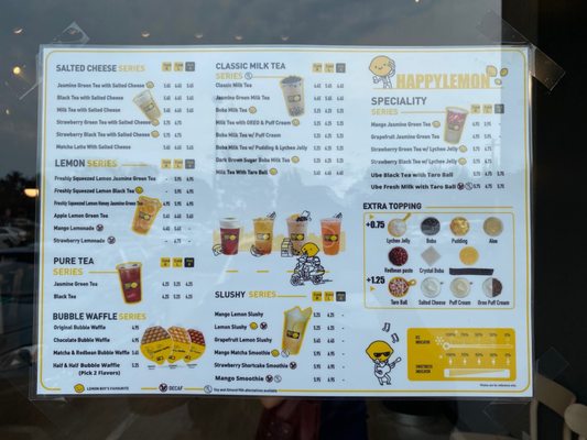 Menu photo 8 Happy Lemon Beaverton, OR