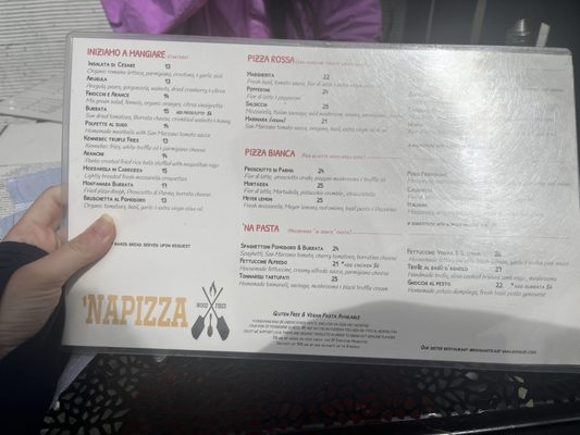 Menu photo 3 Napizza San Francisco, CA Menu photo 3 Napizza San Francisco, CA