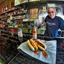 George Poniros serves you the iconic grill roasted wieners which are your signature delicious meal for over 30 years. George Poniros serves you the iconic grill roasted wieners which are your signature delicious meal for over 30 years.