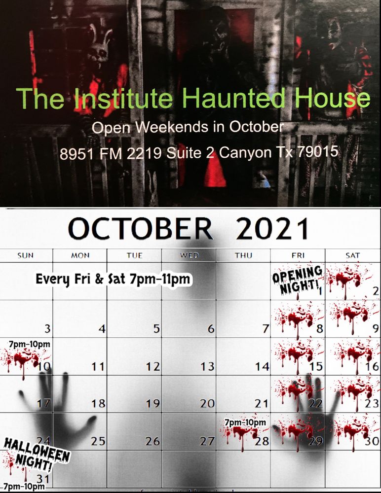 Social spots from The Institute Haunted House