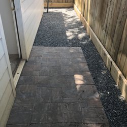 Prime Lawn - Pavers landing with Black Star walkway