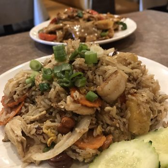 Thai Tyme - Pineapple fried rice and drunken noodle - Thai Near Me - Manassas, Virginia
