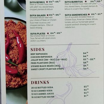 Suya Outpost - Menu - African Near Me - Humble, Texas Suya Outpost - Menu - African Near Me - Humble, Texas