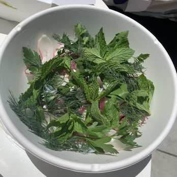 Destroyer - Grain and fresh herbs and cucumber bowl - New American Near Me - Culver City, California