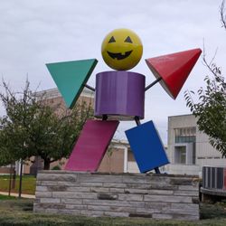 Jolly - Jolly in front of the Children's Museum of the Upstate, Greenville