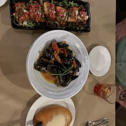Bruschetta, Mussels, House Bread Bruschetta, Mussels, House Bread