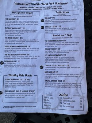 Menu photo 1 OTB at the Boathouse Allison Park, PA