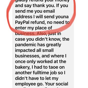 Carolina Cravings - Did not give a refund for bad pies as publicly claimed. - Desserts Near Me - Pittsboro, North Carolina