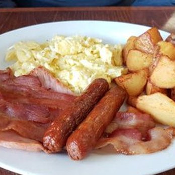 Marks Breakfast Plus - bacon, eggs, potatoes, and sausage - Breakfast & Brunch Near Me - Sault Ste Marie, Ontario Marks Breakfast Plus - bacon, eggs, potatoes, and sausage - Breakfast & Brunch Near Me - Sault Ste Marie, Ontario
