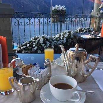 Grand Hotel Tremezzo - Morning cafe. - Hotels Near Me - Tremezzo, LC Grand Hotel Tremezzo - Morning cafe. - Hotels Near Me - Tremezzo, LC