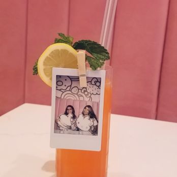 Hello Kitty Cafe - This drink is called picture perfect! They literally bring your drink like this!! - Cafes Near Me - Irvine, California Hello Kitty Cafe - This drink is called picture perfect! They literally bring your drink like this!! - Cafes Near Me - Irvine, California