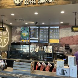 Menu and front counter
