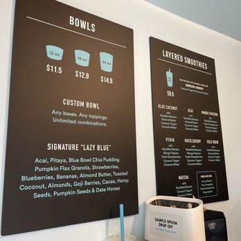 Blue Bowl Superfoods - Menu 9/2025 - Acai Bowls Near Me - Riverside, California Blue Bowl Superfoods - Menu 9/2025 - Acai Bowls Near Me - Riverside, California