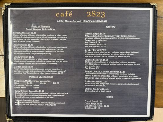 Menu photo 2 Bistro@2823 Fresno, CA Menu photo 2 Bistro@2823 Fresno, CA