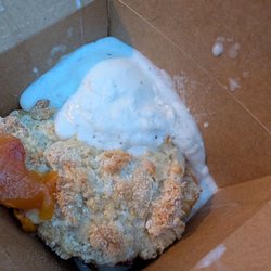 Peach cobbler