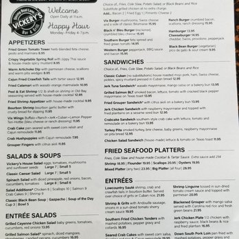 Vickery's Bar & Grill - Menu - Bars Near Me - Mount Pleasant, South Carolina