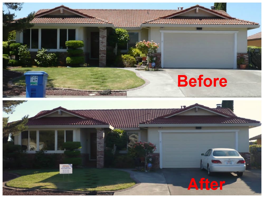 Slide of Tile Roof Restoration