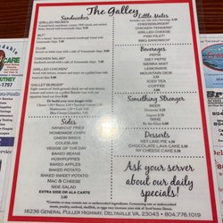 The Galley - Page one of two