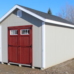 Hill View Mini Barns - A-frame classic waiting for your storage items.