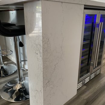 GM Marble - New quartz countertops, backsplash, and waterfall from GM Marble - Building Supplies Near Me - Oakley, California