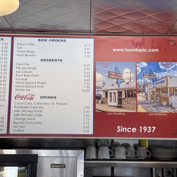 Town Topic - Menu - Burgers Near Me - Kansas City, Missouri Town Topic - Menu - Burgers Near Me - Kansas City, Missouri