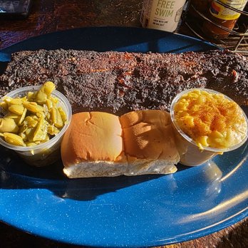 Central BBQ - Full slab of ribs with green beans, mac and cheese - Barbeque Near Me - Memphis, Tennessee Central BBQ - Full slab of ribs with green beans, mac and cheese - Barbeque Near Me - Memphis, Tennessee
