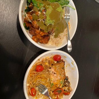 Fresh Kitchen - Barbeque chicken bowl and grilled chicken+salmon bowl - New American Near Me - Lake Mary, Florida Fresh Kitchen - Barbeque chicken bowl and grilled chicken+salmon bowl - New American Near Me - Lake Mary, Florida