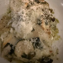 White Lasagna - zucchini, squash, basil, pistachio pesto and cheeses. Delicious!! White Lasagna - zucchini, squash, basil, pistachio pesto and cheeses. Delicious!!
