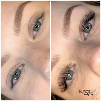 Bombshell Beauty Bar - Classic flat lashes - Eyelash Service Near Me - Lacey , Washington