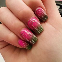 Wicked inspired nails