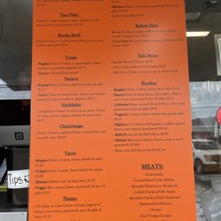 Patino's Mexican Food - Menu