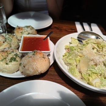 Rubirosa - Garlic Knots and Caesar Salad - Italian Near Me - New York, New York Rubirosa - Garlic Knots and Caesar Salad - Italian Near Me - New York, New York