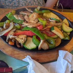 Veggie fajitas